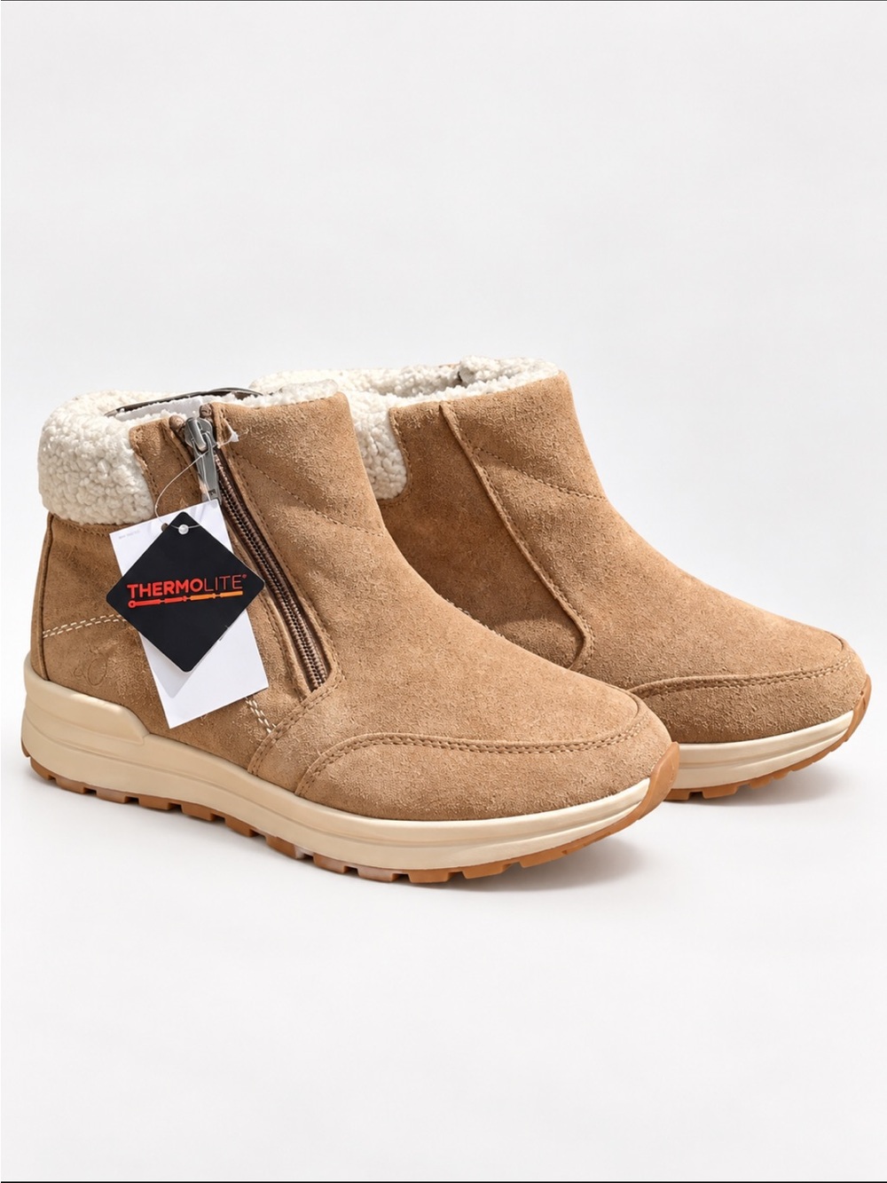 LandsEnd Transitional Insulated Snow Boots Mid Weight Warm Winter Booties